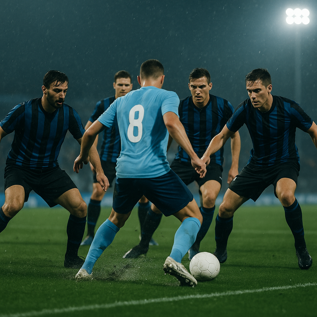 Pisa vs Napoli tactical press, high-intensity duel under evening floodlights